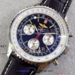 Perfect Replica Breitling 1884 Chronometre Navitimer 01 46mm Watches - Stainless Steel Case Black Dial